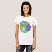 Hawaiian Flowers 1 T-shirt (Voorkant volledig)