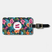 Hawaiian Flowers Bagagelabel (Voorkant horizontaal)