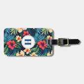 Hawaiian Flowers Bagagelabel (Voorkant horizontaal)