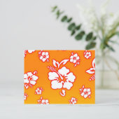Hawaiian Flowers Briefkaart (Staand voorkant)