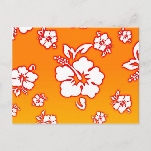 Hawaiian Flowers Briefkaart (Voorkant)