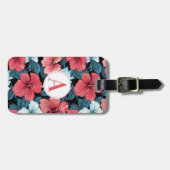 Hawaiian Flowers Luggage Tag Bagagelabel (Voorkant horizontaal)