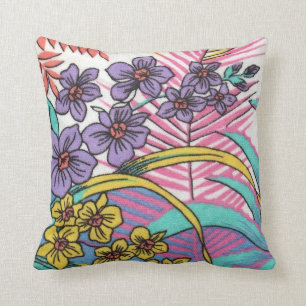 Hawaiian Flowers Pillow Kussen