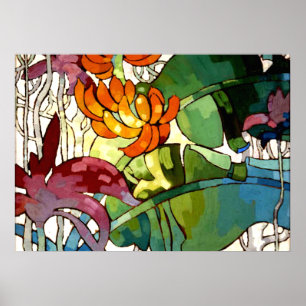 Hawaiian Flowers Poster