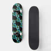 Hawaiian Flowers Skateboard (Voorkant)