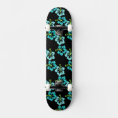 Hawaiian Flowers Skateboard (Voorkant)