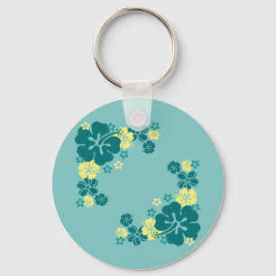 Hawaiian Flowers Sleutelhanger