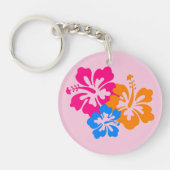Hawaiian Flowers Sleutelhanger (Voorkant)