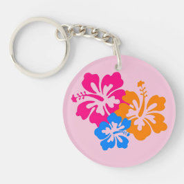 Hawaiian Flowers Sleutelhanger