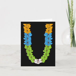 Hawaiian Flowers Tropical Summer Vacation Floral L Kaart