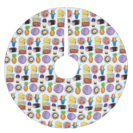 Hawaiian Foods Loco Moco Ahi Tuna Poké Musubi Kerstboom Rok