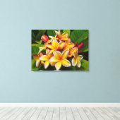 Hawaiian Frangipani Canvas Afdruk (Insitu (Houten vloer))