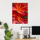 Hawaiian Frangipani Poster (Thuiskantoor)
