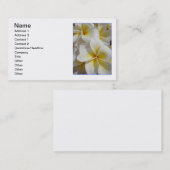 Hawaiian Frangipani Visitekaartje (Voorkant / Achterkant)