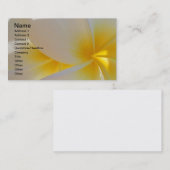 Hawaiian Frangipani Visitekaartje (Voorkant / Achterkant)