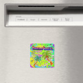 Hawaiian Gardens Mind Focus Magnet (Insitu (Vaatwasser))