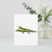 Hawaiian Geckos Briefkaart (Staand voorkant)