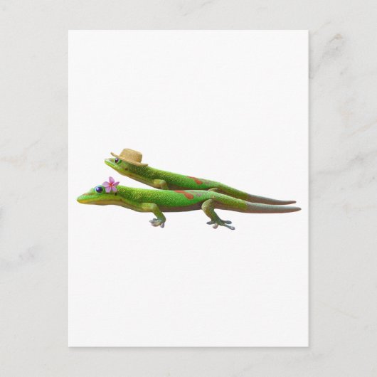 Hawaiian Geckos Briefkaart (Voorkant)