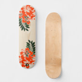 Hawaiian Geïnspireerd Hibiscus Dd Brand Persoonlijk Skateboard (Voorkant)