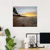 Hawaiian getaway Poster (Thuiskantoor)