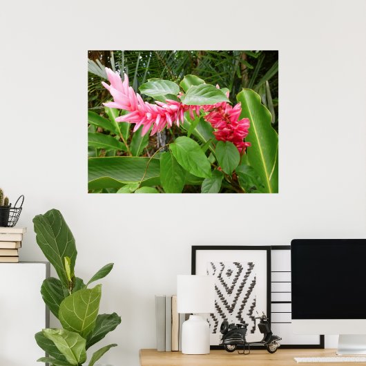 Hawaiian Ginger Poster (Thuiskantoor)