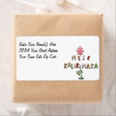 Hawaiian Gingerbrood Koekjes en Snoep 2.0 Etiket (Insitu)