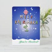 Hawaiian Gingerbrood Koekjes en Snoep 2.0 Kaart (Staand voorkant)