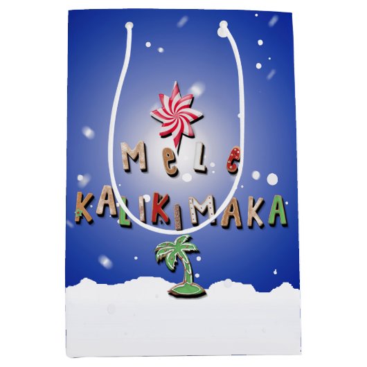 Hawaiian Gingerbrood Koekjes en Snoep 2.0 Medium Cadeauzakje (Voorkant)