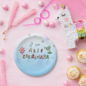 Hawaiian Gingerbrood Koekjes en Snoep Papieren Bordje (Feest)