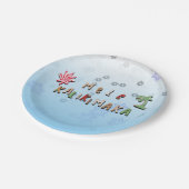 Hawaiian Gingerbrood Koekjes en Snoep Papieren Bordje (Gekanteld)