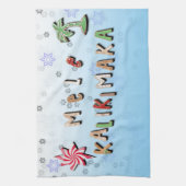 Hawaiian Gingerbrood Koekjes en Snoep Theedoek (Verticaal)