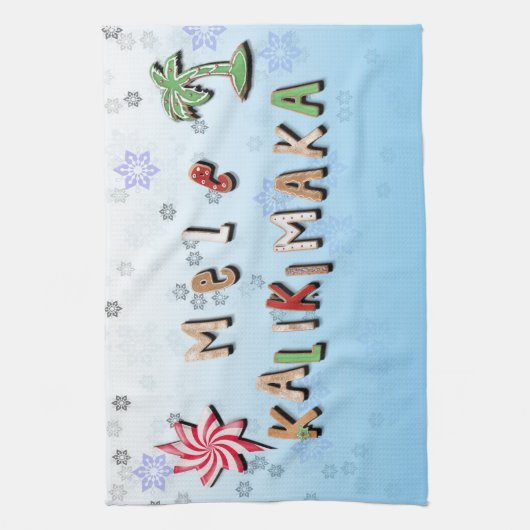 Hawaiian Gingerbrood Koekjes en Snoep Theedoek (Verticaal)