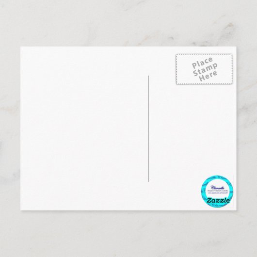 Hawaiian Girl Briefkaart (Achterkant)