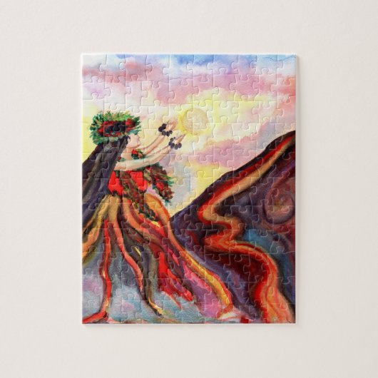 Hawaiian Goddess Pele Puzzles Legpuzzel (Verticaal)