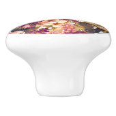 Hawaiian Golden Tropics Elegant  Modern Keramische Knop (Zijkant)