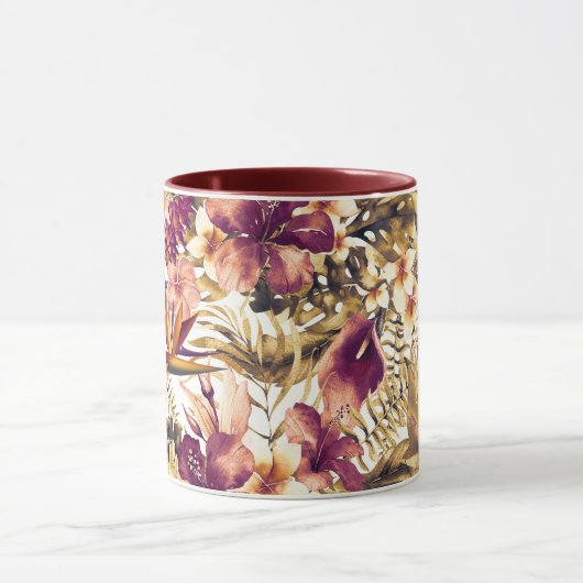 Hawaiian Golden Tropics Elegant  Modern Mok (Midden)