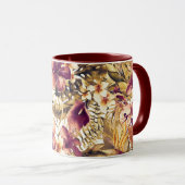 Hawaiian Golden Tropics Elegant  Modern Mok (Voorkant rechts)