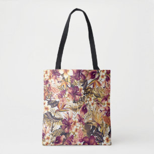 Hawaiian Golden Tropics Elegant  Modern Tote Bag