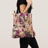 Hawaiian Golden Tropics Elegant Modern Tote Bag (Dichtbij)