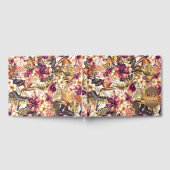 Hawaiian Golden Tropics Elegante Vintage bruiloft Gastenboek (Volledig)