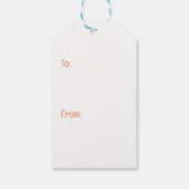 Hawaiian Goldendoodle Dogs Flower Lei Cadeaulabel (Achterkant)