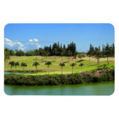 Hawaiian Golf Course Foto Magneet (Horizontaal)
