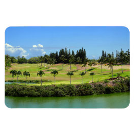 Hawaiian Golf Course Foto Magneet