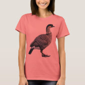 Hawaiian Goose (Nene) Shirt voor vrouwen (Voorkant)