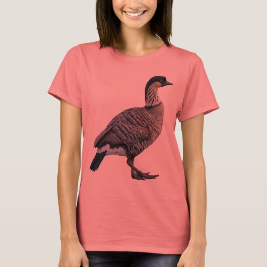 Hawaiian Goose (Nene) Shirt voor vrouwen (Voorkant)
