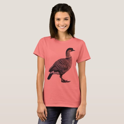 Hawaiian Goose (Nene) Shirt voor vrouwen (Voorkant volledig)