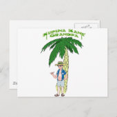 Hawaiian Grandpa Briefkaart (Voorkant / Achterkant)