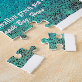 Hawaiian Green Zee Turtle "Honu" puzzel (Zijkant)