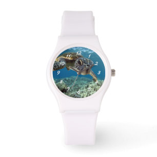 Hawaiian Green Zee Turtle Horloge