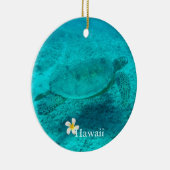 Hawaiian Green Zee Turtle Keramisch Ornament (Rechts)